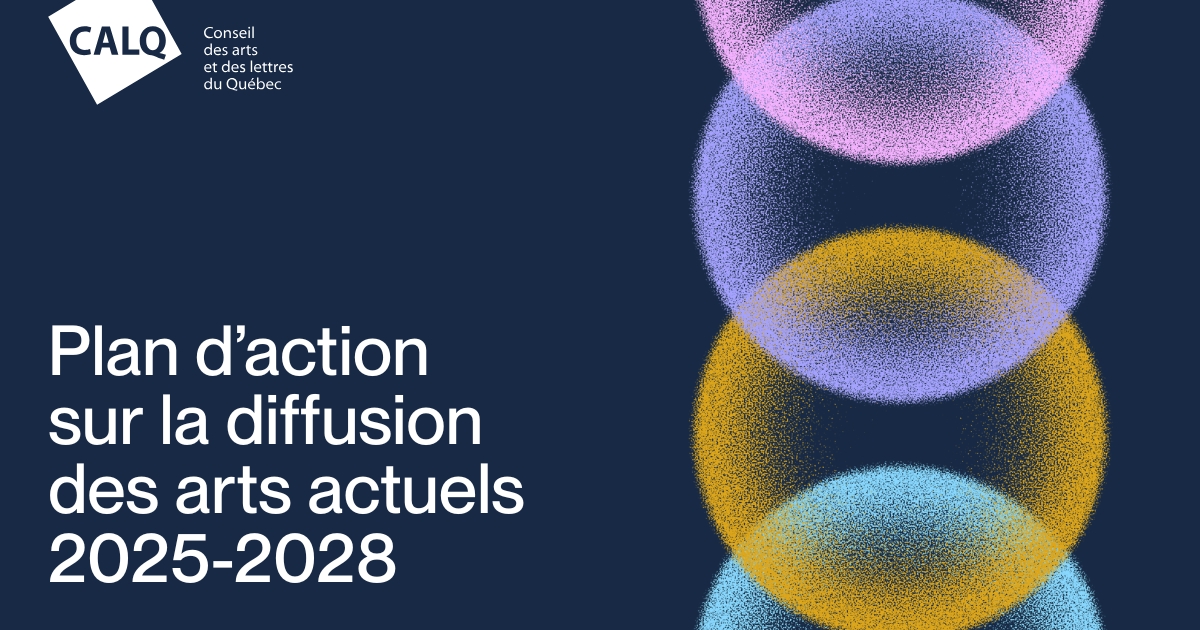 Le CALQ dévoile un plan d’action pour la diffusion des arts actuels au ...